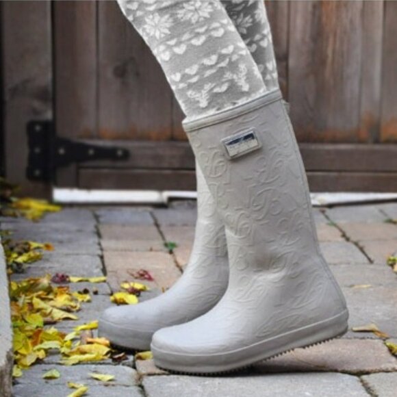 MoovBoot LE SIGNATURE Tall Rubber/Sheepskin Boot - Picture 1 of 8